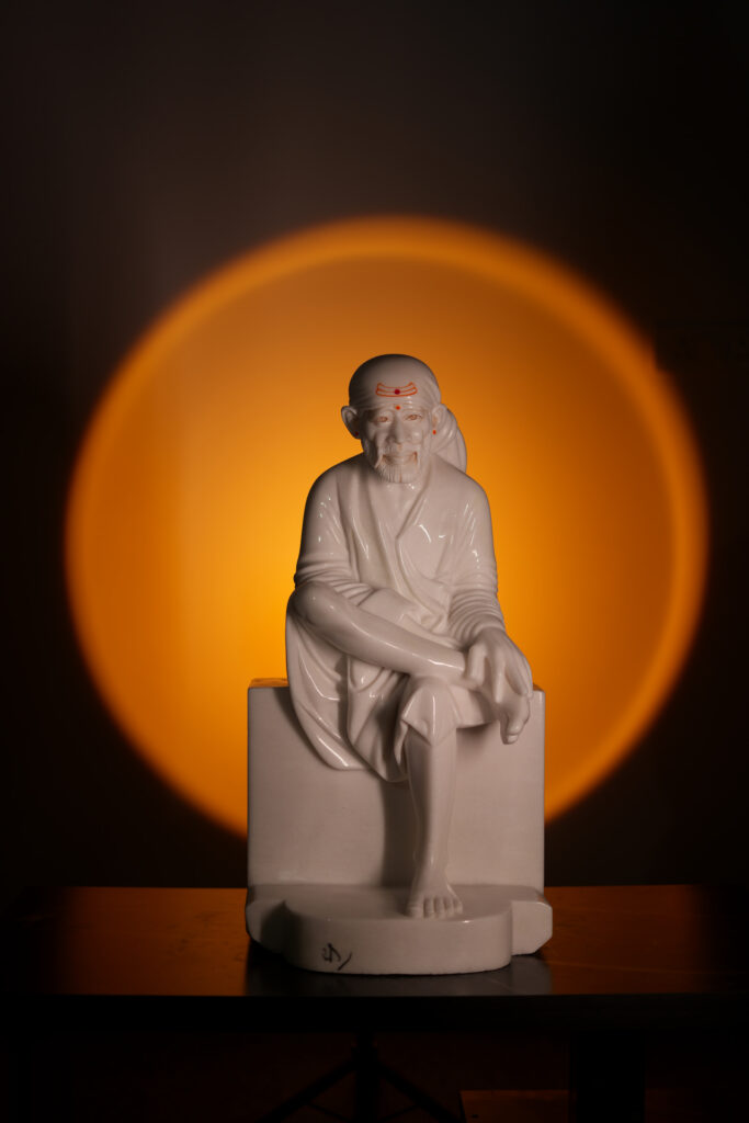 White Marble Sai Baba Murti