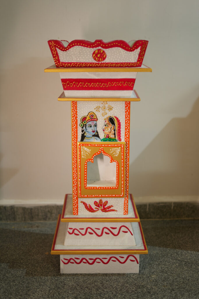 Painted Tulsi Stand