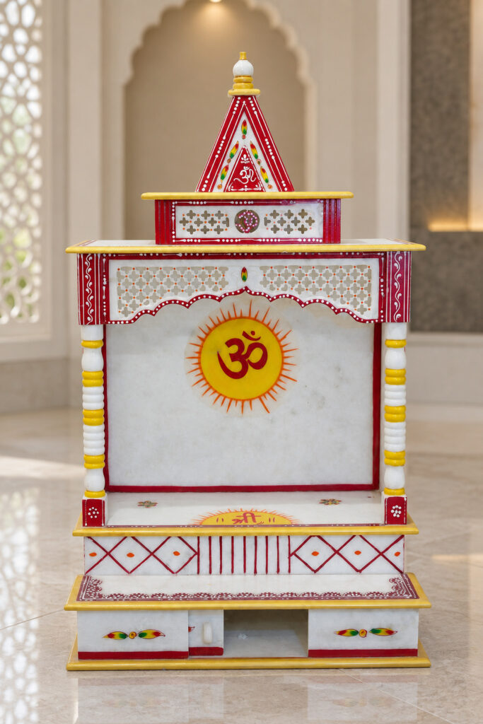 Painted Marble Temple — Om Design